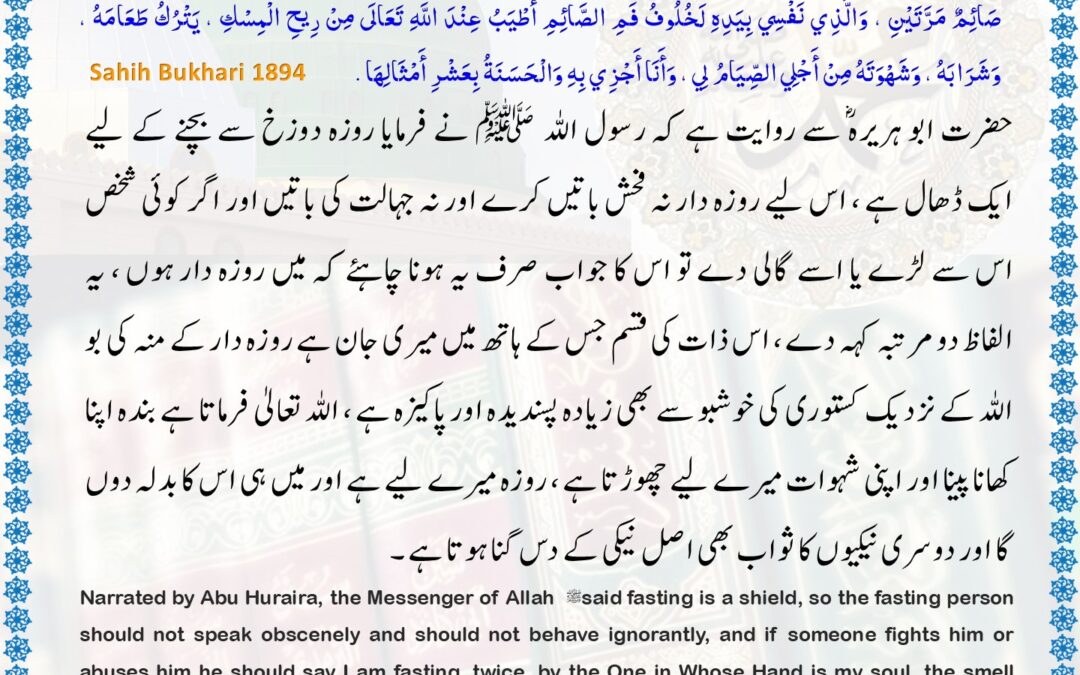 Sahih Bukhari – 1894