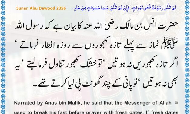 Sunan Abu Dawood – 2356