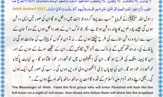 Sahih Bukhari – 3327