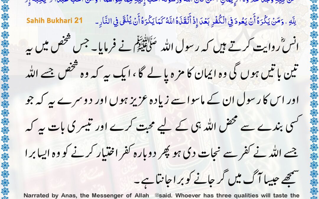 Sahih Bukhari – 21