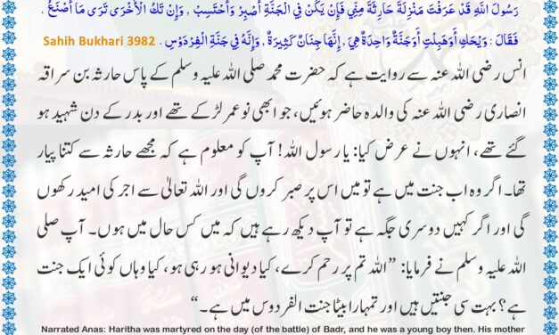 Sahih Bukhari – 3982