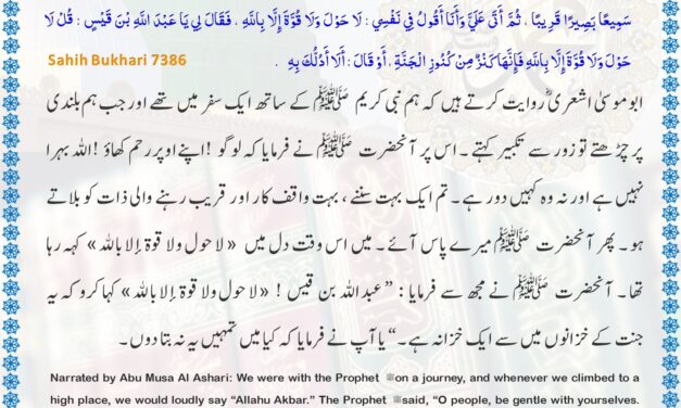 Sahih Bukhari – 7386