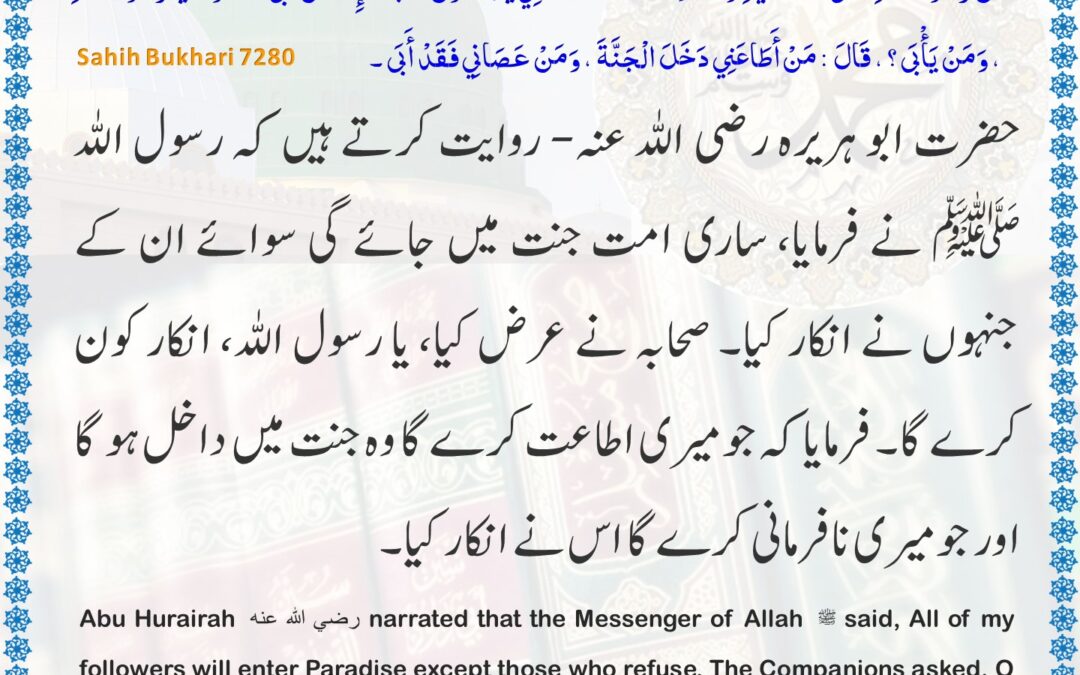 Sahih Bukhari – 7280