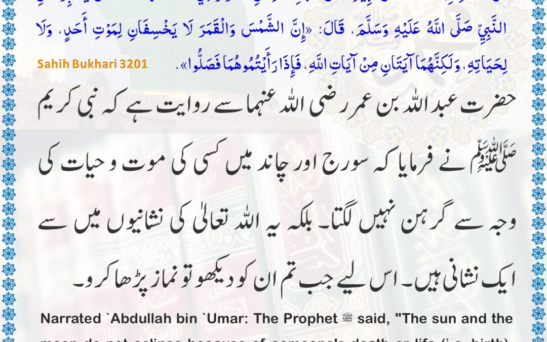 Sahih Bukhari – 3201