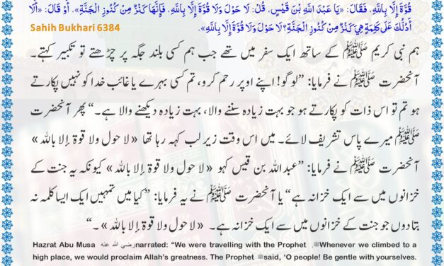 Sahih Bukhari – 6384