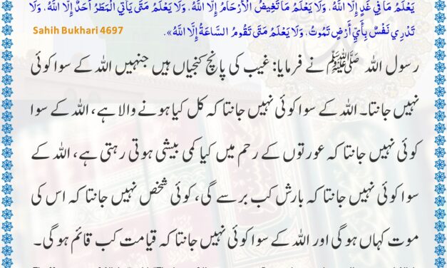 Sahih Bukhari – 4697