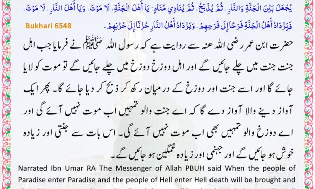 Sahih Bukhari – 6548