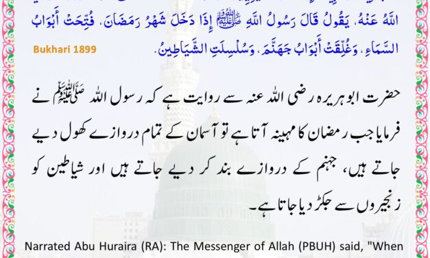 Sahih Bukhari – 1899