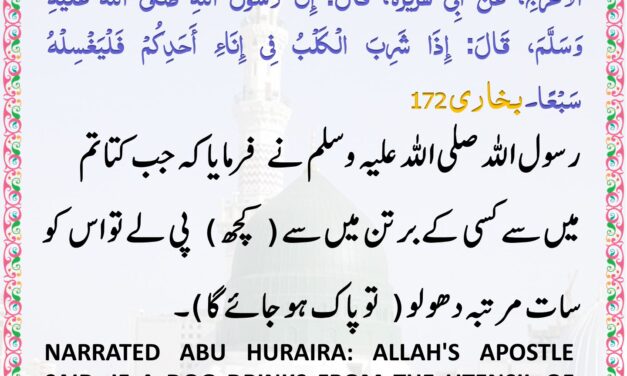 Sahih Bukhari – 172