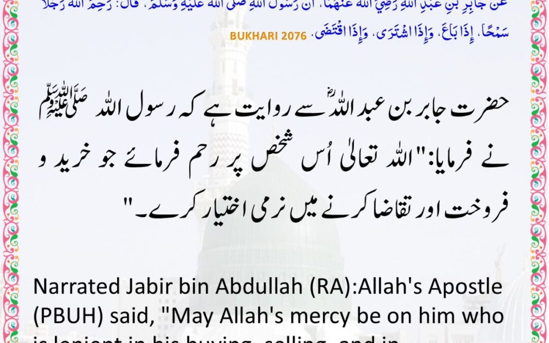 Sahih Bukhari – 2076