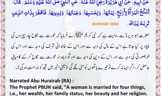 Sahih Bukhari – 5090
