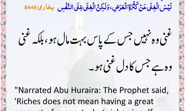 Sahih Bukhari – 6446