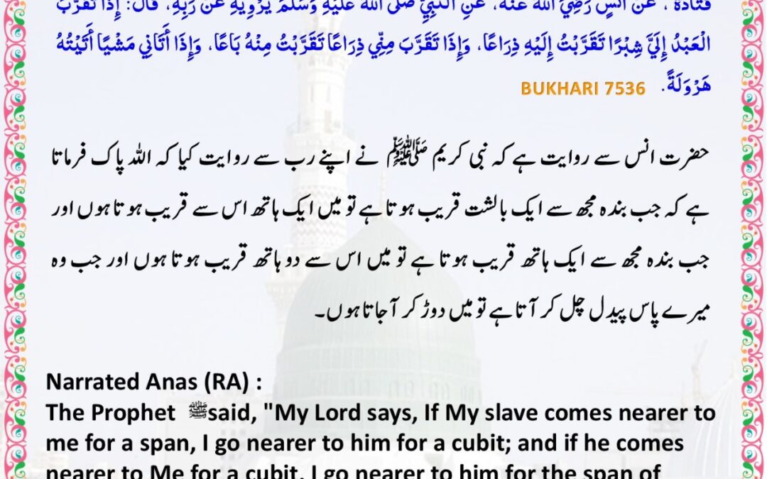 Sahih Bukhari – 7536