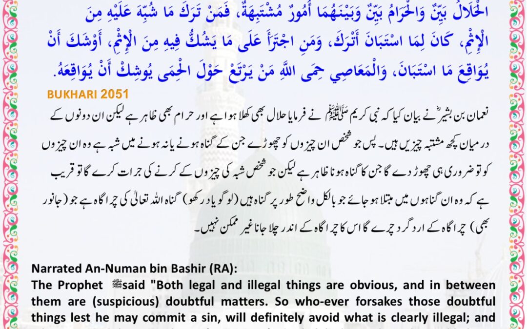 Sahih Bukhari – 2051