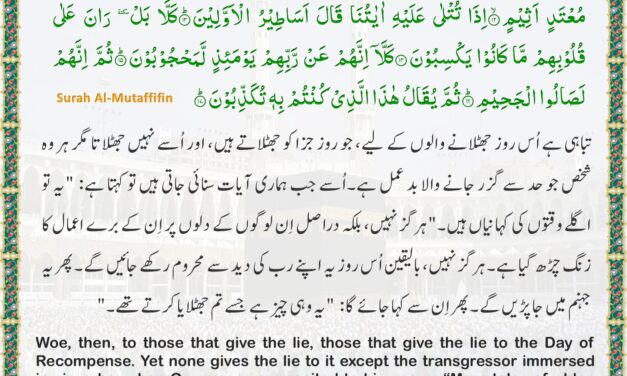 Surah Al-Mutaffifin – Ayah 10-17