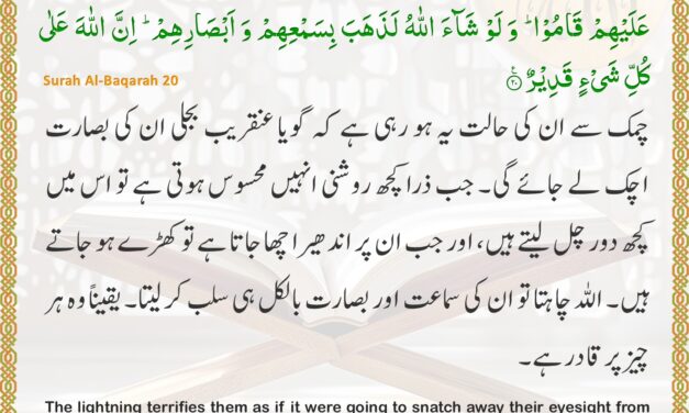 Surah Al-Baqarah – Ayah 20