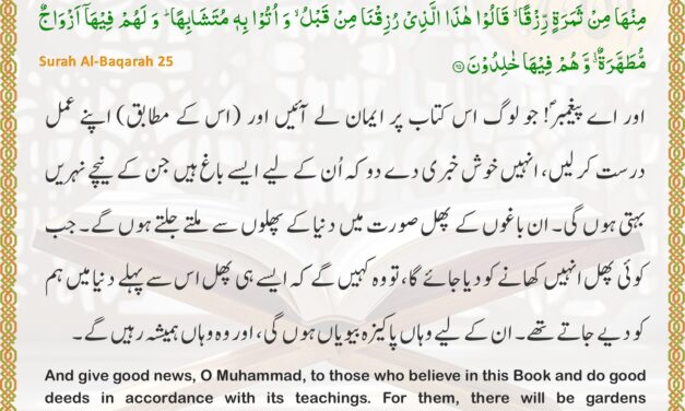 Surah Al-Baqarah – Ayah 25