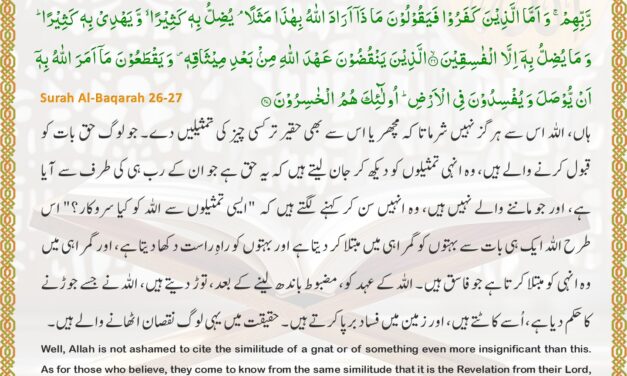 Surah Al-Baqarah – Ayah 26-27