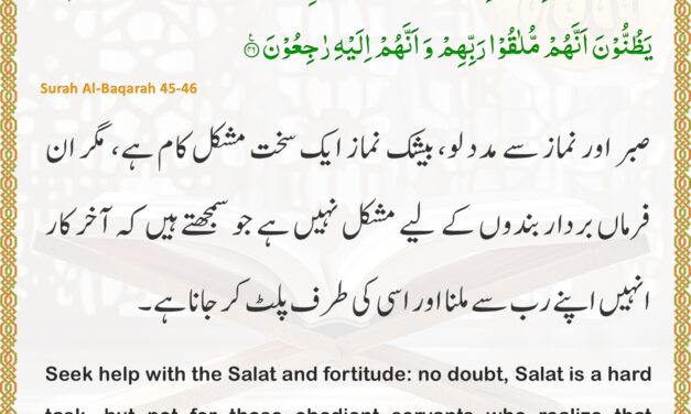 Surah Al-Baqarah – Ayah 45-46