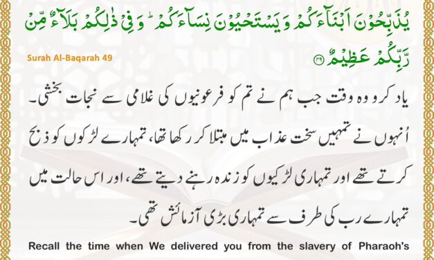 Surah Al-Baqarah – Ayah 49
