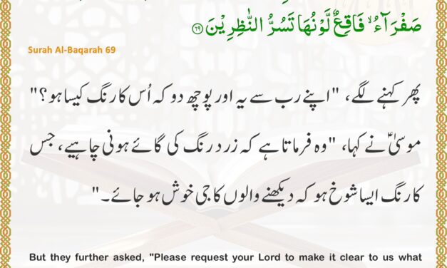 Surah Al-Baqarah – Ayah 69