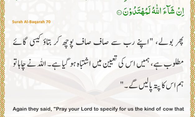 Surah Al-Baqarah – Ayah 70