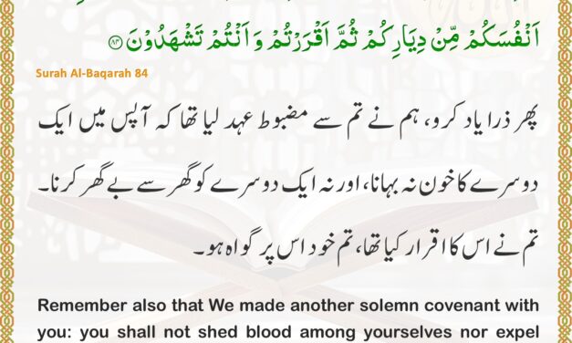 Surah Al-Baqarah – Ayah 84