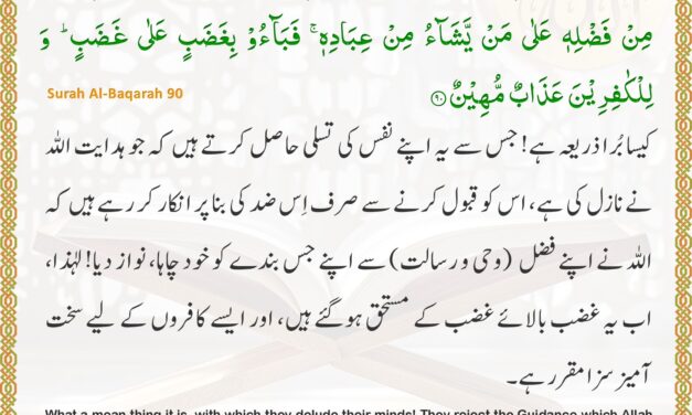 Surah Al-Baqarah – Ayah 90