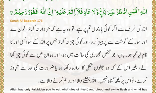 Surah Al-Baqarah – Ayah 173