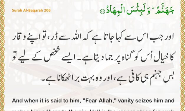 Surah Al-Baqarah – Ayah 206