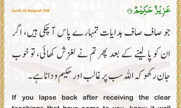 Surah Al-Baqarah – Ayah 209