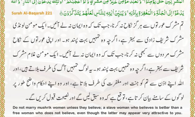 Surah Al-Baqarah – Ayah 221