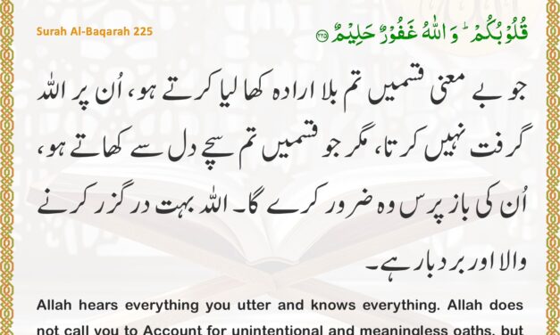 Surah Al-Baqarah – Ayah 225