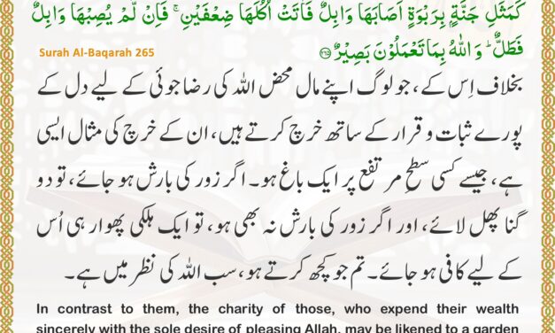 Surah Al-Baqarah – Ayah 265