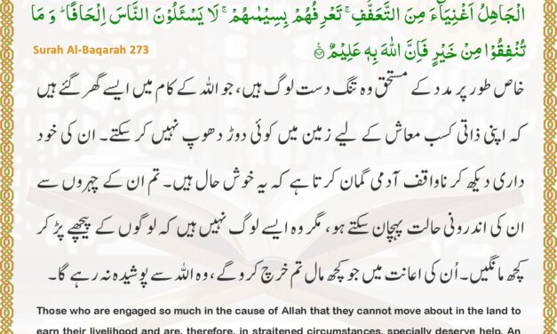 Surah Al-Baqarah – Ayah 273