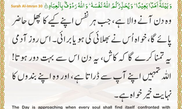 Surah Al-Imran – Ayah 30