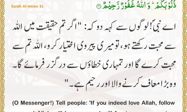 Surah Al-Imran – Ayah 31
