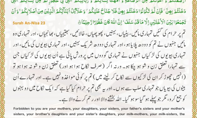 Surah An-Nisa – Ayah 23