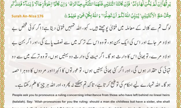 Surah An-Nisa – Ayah 176