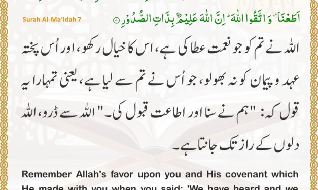 Surah Al-Ma’idah – Ayah 7