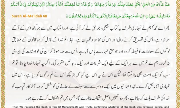 Surah Al-Ma’idah – Ayah 48