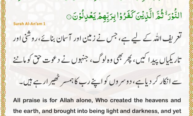 Surah Al-An’am – Ayah 1