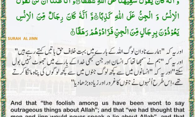 Surah Al-Jinn – Ayah 4-6