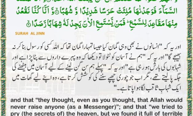 Surah Al-Jinn – Ayah 7-9