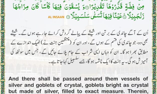Surah Al-Insan – Ayah 15-18
