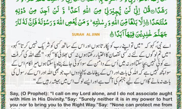 Surah Al-Jinn – Ayah 20-23