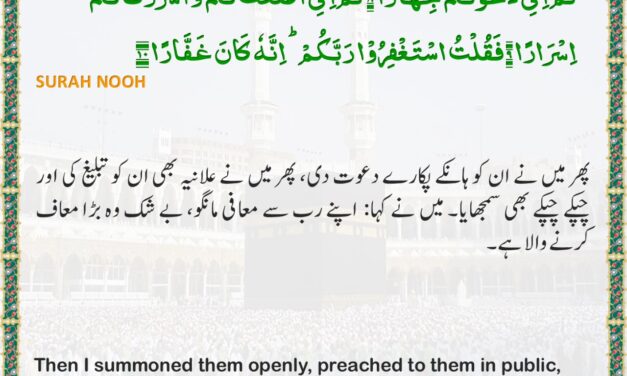 Surah Nuh – Ayah 8-10
